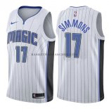 Maillot Orlando Magic Jonathon Simmons Association 2017-18 Blanc