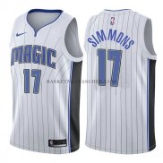 Maillot Orlando Magic Jonathon Simmons Association 2017-18 Blanc