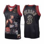 Maillot Philadelphia 76ers Allen Iverson Slam Retro Noir