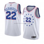 Maillot Philadelphia 76ers Malachi Richardson Earned 2018-19 Bla