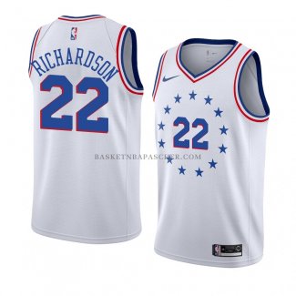 Maillot Philadelphia 76ers Malachi Richardson Earned 2018-19 Bla
