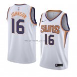 Maillot Phoenix Suns Tyler Johnson Association 2018 Blanc Maillot Phoenix Suns Tyler Johnson Association 2018 Blanc