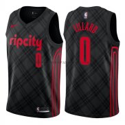 Maillot Portland Trail Blazers Damian Lillard Ciudad Noir