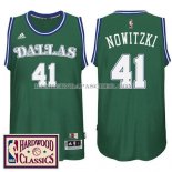 Maillot Retro Dallas Mavericks Nowitzki Vert