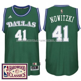 Maillot Retro Dallas Mavericks Nowitzki Vert