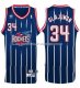 Maillot Retro Houston Rockets Olajuwon Bleu