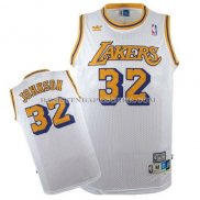 Maillot Retro Los Angeles Lakers Johnson Blanc