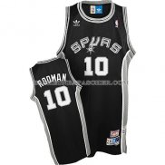 Maillot Retro San Antonio Spurs Rodman Noir
