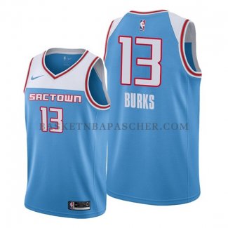 Maillot Sacramento Kings Alec Burks Ville Bleu
