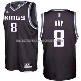 Maillot Sacramento Kings Gay 2016-17 Noir
