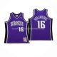 Maillot Sacramento Kings Peja Stojakovic NO 16 Mitchell & Ness 2002-03 Volet