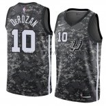 Maillot San Antonio Spurs Demar Derozan Ciudad 10 2018-19 Gris