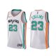 Maillot San Antonio Spurs Zach Collins NO 23 Ville 2021-22 Blanc