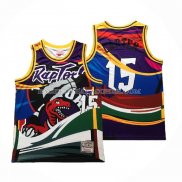 Maillot Tornto Raptors Vince Carter Rainbow Classic Noir