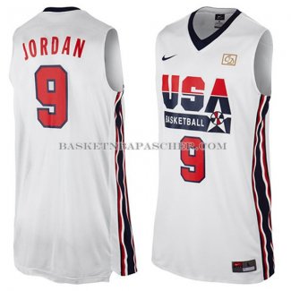 Maillot USA 1992 Jordan Blanc