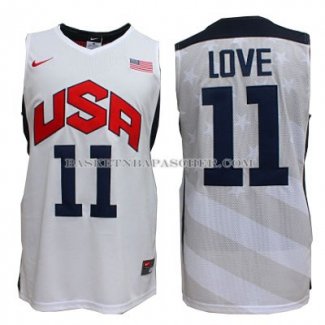 Maillot USA 2012 Love Blanc