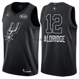 Maillot All Star 2018 San Antonio Spurs Lamarcus Aldridge Noir