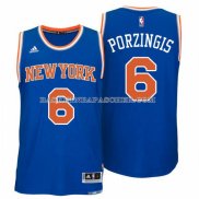 Maillot Authentique New York Knicks Porzingis Bleu