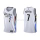 Maillot Brooklyn Nets Kevin Durant NO 7 Ville 2022-23 Blanc
