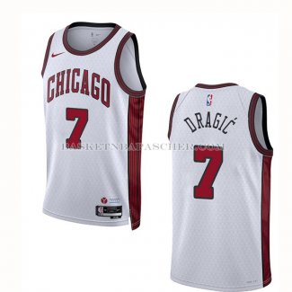Maillot Chicago Bulls Goran Dragic NO 7 Ville 2022-23 Blanc