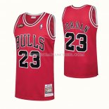 Maillot Chicago Bulls Michael Jordan NO 23 1997-98 NBA Finals Mitchell & Ness Rouge