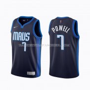 Maillot Dallas Mavericks Dwight Powell Earned 2020-21 Bleu