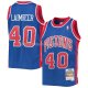 Maillot Detroit Pistons Bill Laimbeer NO 40 Mitchell & Ness 1988-89 Bleu