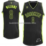 Maillot Electricite Mode Brooklyn Nets Williams Noir