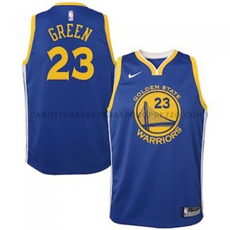 Maillot Enfant Golden State Warriors Draymond Green 2018 Bleu