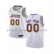 Maillot Enfant Los Angeles Lakers Personnalise Association 2018-19 Blanc