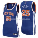 Maillot Femme New York Knicks Rose Bleu