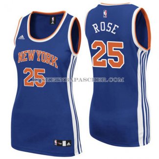 Maillot Femme New York Knicks Rose Bleu