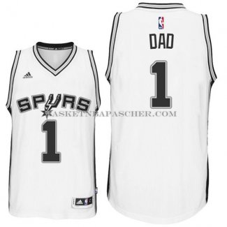Maillot Fete des peres San Antonio Spurs Dad Blanc