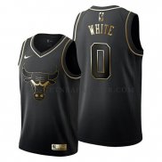 Maillot Golden Edition Chicago Bulls Coby White Noir