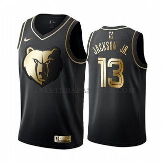 Maillot Golden Edition Memphis Grizzlies Jaren Jackson Jr. Noir