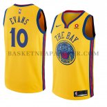 Maillot Golden State Warriors Jacob Evans Iii Ciudad 2017-18 Or