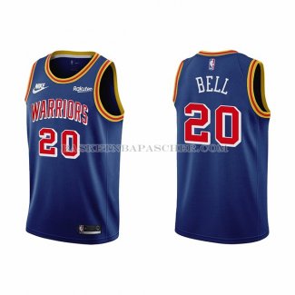 Maillot Golden State Warriors Jordan Bell NO 20 75th Anniversary Bleu