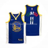Maillot Golden State Warriors Klay Thompson NO 11 Icon Royal Special Mexique Edition Bleu