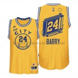 Maillot Golden State Warriors Rick Barry Jaune Hardwood Classics