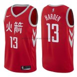 Maillot Houston Rockets James Harden Ciudad 2017-18 Rouge Maillot Houston Rockets James Harden Ciudad 2017-18 Rouge