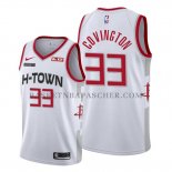 Maillot Houston Rockets Robert Covington Ville 2019-20 Blanc Maillot Houston Rockets Robert Covington Ville 2019-20 Blanc