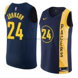 Maillot Indiana Pacers Alize Johnson Ciudad 2018 Bleu