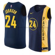 Maillot Indiana Pacers Alize Johnson Ciudad 2018 Bleu