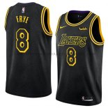 Maillot Los Angeles Lakers Channing Frye Ciudad 2018 Noir