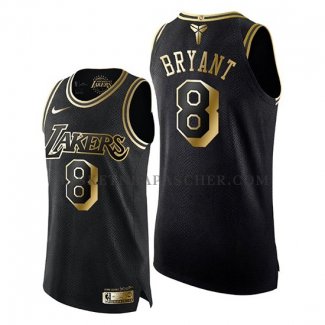 Maillot Los Angeles Lakers Kobe Bryant Gold Black Mamba Noir Or