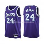 Maillot Los Angeles Lakers Kobe Bryant NO 24 Ville Edition 2021-22 Volet