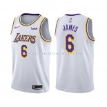 Maillot Los Angeles Lakers LeBron James Association 2021-22 Blanc Maillot Los Angeles Lakers LeBron James Association 2021-22 Blanc