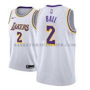 Maillot Los Angeles Lakers Lonzo Ball Association 2018-19Blanc