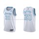 Maillot Los Angeles Lakers Mac Mcclung NO 20 Ville 2021-22 Blanc