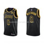 Maillot Los Angeles Lakers Russell Westbrook NO 0 Mamba 2021-22 Noir